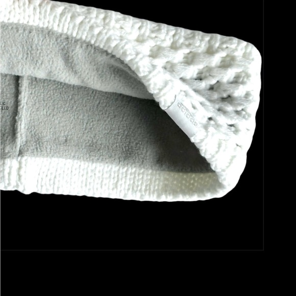Adidas Knit Headband White With Fleece Lining NEW WITH TAGS - Picture 3 of 5